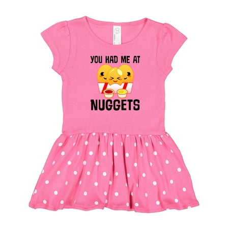 

Inktastic You Had Me at Nuggets Gift Baby Girl Dress