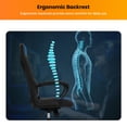 thumbnail image 3 of YRLLENSDAN Gaming Chairs, Comfortable Office Chairs Ergonomic Office Chair Computer Chairs for Adults PC Chair Desk Chairs with Wheels & Lumbar Support for Home Office, CAR, 3 of 7