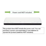 Angle View: Power A Ultra Wireless Sensor Bar for Nintendo Wii/Wii U, White (Non-Retail Packaging)