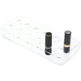 thumbnail image 2 of Plymor Clear Acrylic Display for 12 Round Lipstick Tubes, 1.5" H x 9.5" W x 4" D (2 Pack), 2 of 2