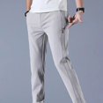 thumbnail image 2 of Pantalones de golf para hombre Pantalones de ocio largos y cómodos de secado rápido con bolsillos, 2 of 5