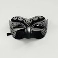 thumbnail image 2 of Shiny Masquerade Masks for Unisex Fashion Vintage Venetian Masks Carnival Halloween Mask for Party Prom Ball Costume Mask 1 PC Silver One Size, 2 of 3