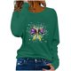 thumbnail image 2 of Xuyuer Carnival Womens Long Sleeve Shirts Fall Outfits 2025 Tops Fashion Clothing Crewneck Tee Blouses, 2 of 5