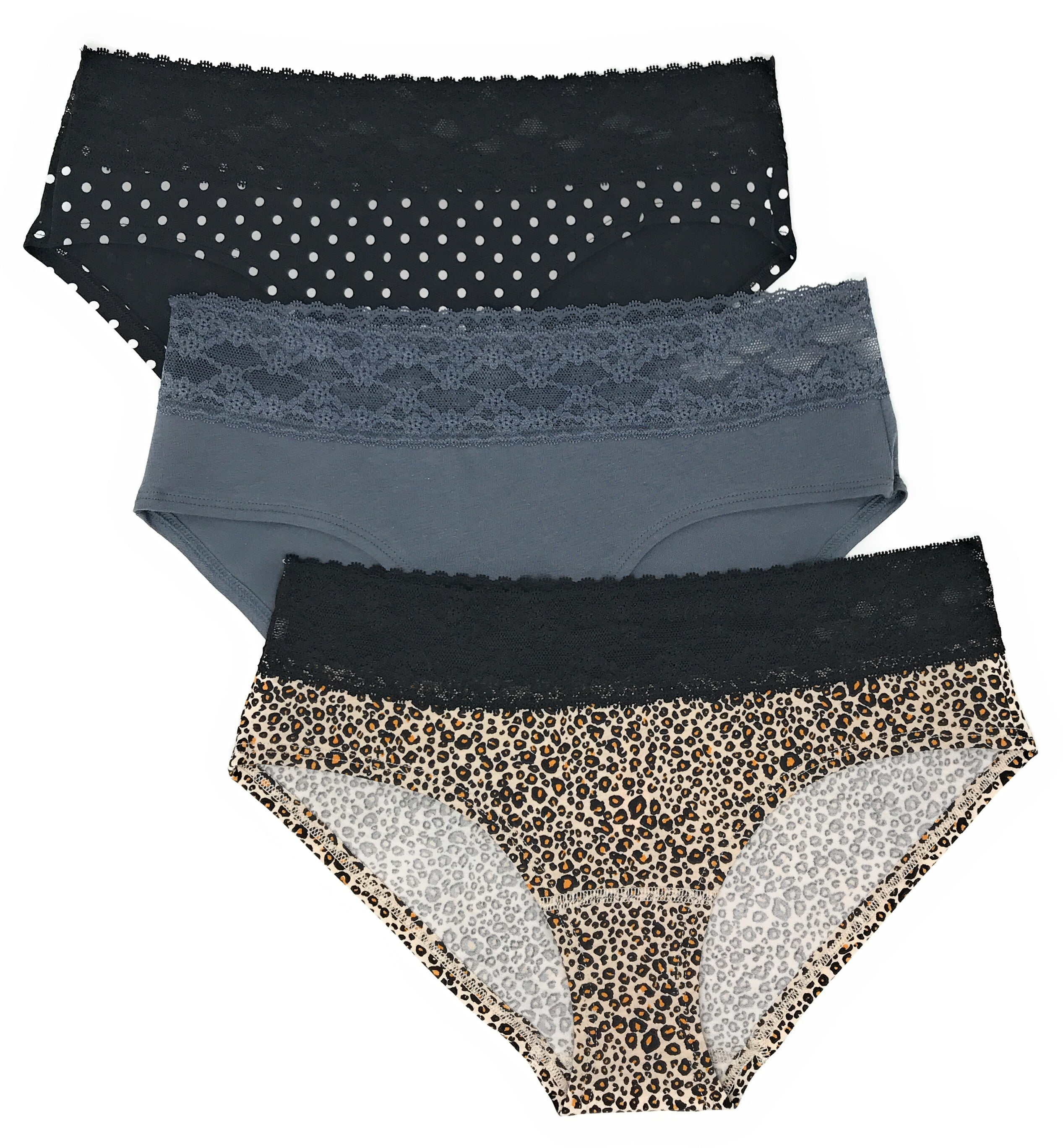 Victoria's Secret Victoria's Secret Lace Waist Hiphugger Panty Set of