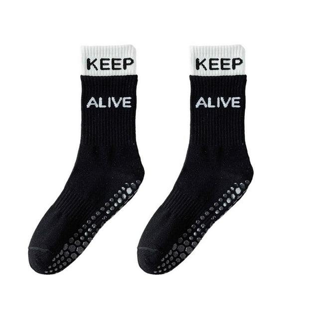 Yoga Socks Anti-Slip Quick-Dry Damping Pilates Ballet Socks Good Grip