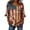 Light yellow, variant on Women's 4th of July Top V Neck 3/4 Sleeve Button Down Blouse American Flag Flower Print Retro Patriotic Shirt Casual Loose Fit Summer Floral Tunic Memorial Day Outfit, Red, M