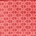 thumbnail image 1 of Ahgly Company Indoor Square Abstract Red Modern Area Rugs, 4' Square, 1 of 4
