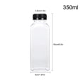 thumbnail image 2 of Plastic Square Storage Bottle with Screw Cap for Laboratory Sample Collection and Liquid Storage 250ml Capacity Leakproof Design, 2 of 7