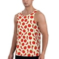 thumbnail image 2 of Haiem Tomatoes And Chili Men Workout Tank Top Gym Bodybuilding Sleeveless Muscle T Shirts Athletic Tank Breathable Workout Shirt-3X-Large, 2 of 9