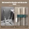 thumbnail image 4 of No-Drill Mop Holder for Bathroom Wall - Strong Adhesive Storage Rack for Mops, Brooms, and Cleaning Tools, 4 of 6