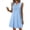 Light Blue, variant on Efsteb Summer Dresses for Women Casual Sleeveless V-Neck Embroidered Mini Dress Comfy Boho Style A-Line Dress with Pockets for Everyday Wear (Purple,S)