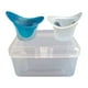 thumbnail image 1 of 2 vasos lavaojos reutilizables para mantener tus ojos limpios. Vasos de limpieza ocular. Vaso para enjuague ocular. Azul y blanco, 1 of 9
