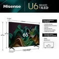 thumbnail image 3 of TV Hisense 65 pulgadas 4K Ultra HD Smart TV MiniLED 65U6N, 3 of 4