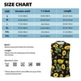 thumbnail image 4 of Picia Bees and Sunflowers mens Cotton Tank Undershirts , Moisture-wicking Ribbed Tanks, Lightweight Cotton Tank Undershirts-3X-Large, 4 of 8