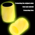 thumbnail image 3 of 4PCS Car Luminous Tire Valve Caps, Fluorescent Night Glowing Air Stem Covers, Glow in The Dark Automotive Tire Air Caps, Universal for SUV, Truck, RV, Corrosion Resistant Valve Covers, 3 of 9