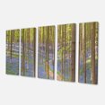 thumbnail image 2 of Blooming Bluebell Forest Panorama - Landscape Canvas Art Print, 2 of 3