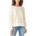 thumbnail image 1 of Lucky Brand suéter con copos de nieve para mujer, color blanco roto, grande Lucky Brand Pull-over, 1 of 2