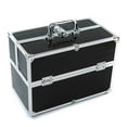 thumbnail image 1 of Large Cosmetic Organizer Box Make Up Case for Make Up Tools Lockable Black Containing Storage Box, 1 of 8