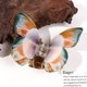 thumbnail image 1 of Fiudx Pinza para El Cabello de Acrílico, Elegante Diseño de Canasta de Flores, Motivo de Mariposa para Un Estilo Sofisticado, Agarre Duradero para Todo Tipo de Cabello, para Uso Recogido o Informal,, 1 of 3