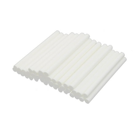 50pcs 100mmx7mm Milky White Hot Melt Glue Adhesive Stick for