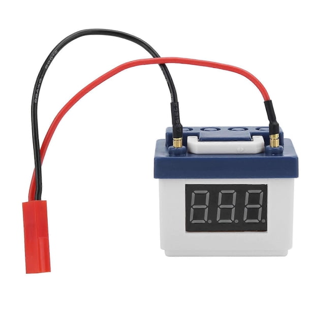 Simulation Battery Low Voltage Alarm Accessory for SCX10/TRX4 1/8 1/10 RC Car Model, White