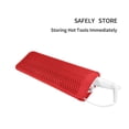 thumbnail image 4 of EIOKIT - Estuche de viaje de silicona resistente al calor para planchas, rizadores, planchas y utensilios de peinado (rojo, 1 unidad), 4 of 5