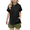 Black Green, variant on Arshiner Girls 2 Piece Outfit Summer Short Sleeve Loose Fit T-Shirt and Shorts Set Casual Activewear High-Low Hem Sweatshirt