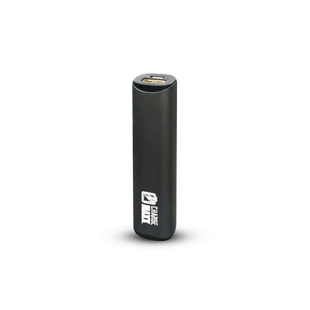 Charge MAXX Mini 2600mAh Power Bank Lipstick Size Premium Aluminum External USB Charger for iPhone, Samsung