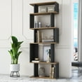 thumbnail image 2 of Piramide 5-Tier Book Shelve | Free Standing Wood Bookcase, 2 of 7