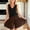 Coffee, variant on Endives Women's Shorts Solid Color Loose Summer Bermuda Short Knee Length Elastic Waist Beach Lounge Workout Casual Long Short Wide Leg Shorts
