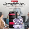 thumbnail image 3 of Auriculares de traducción ERAZER XT66PRO AI Bluetooth Plateados, 3 of 9