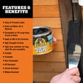 thumbnail image 4 of Gorilla Waterproof Patch and Seal Paste Black 1 Pound Can, 4 of 11