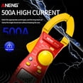 thumbnail image 4 of Multifunctional ANENG ST170 Clamp Meter with 1999 Counts, Auto/Manual Ranging, Backlit LCD Display, Flashlight & Test Pen Function – Red & Yellow ABS Design for Electrical Testing, Car Repair &, 4 of 6
