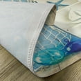 thumbnail image 5 of Ambesonne Nautical Place Mats Set of 4, Marine Starfish, Standard Size, Blue White, 5 of 6