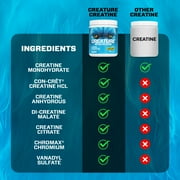 CREATURE® Creatine Complex-Builds Muscle, Strength, Stamina, Unflavored, 60 Servings