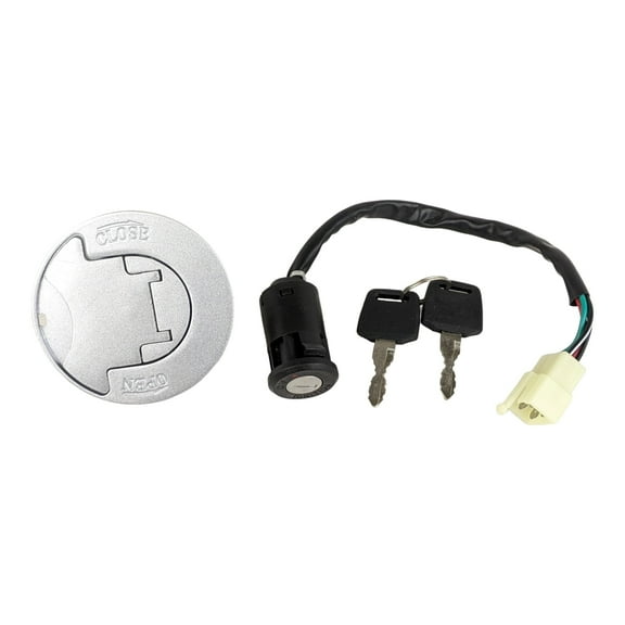 Key Ignition Switch with 4-Wire Harness Pin, Specifically Designed for Panther 250b, Jaguar 200cc ATV Quads