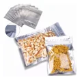 thumbnail image 1 of 200 Bolsa Stand Up Pouch Plata Cierre Hermetica 10x15x3.5cm, 1 of 8