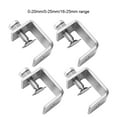 thumbnail image 3 of Maytalsory 4pieces Stainless Steel C Clamp For Woodworking And Metalworking Projects Very Strong. Welders 4pcs 0-20mm range, 3 of 6