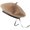 Khaki, variant on Women Faux Leather Trim Drawstring Military Beret Wool Blend Army Style Berets for Men