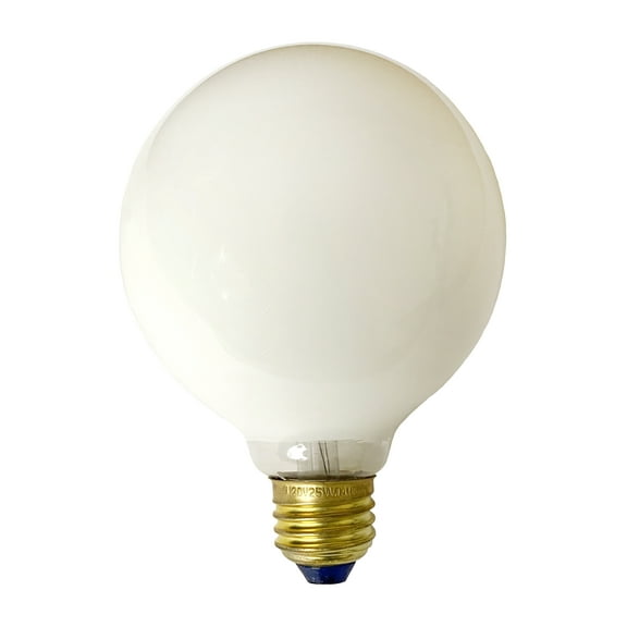 National Artcraft® 3-3/4" Opaque White Light Bulb (Pkg/10)