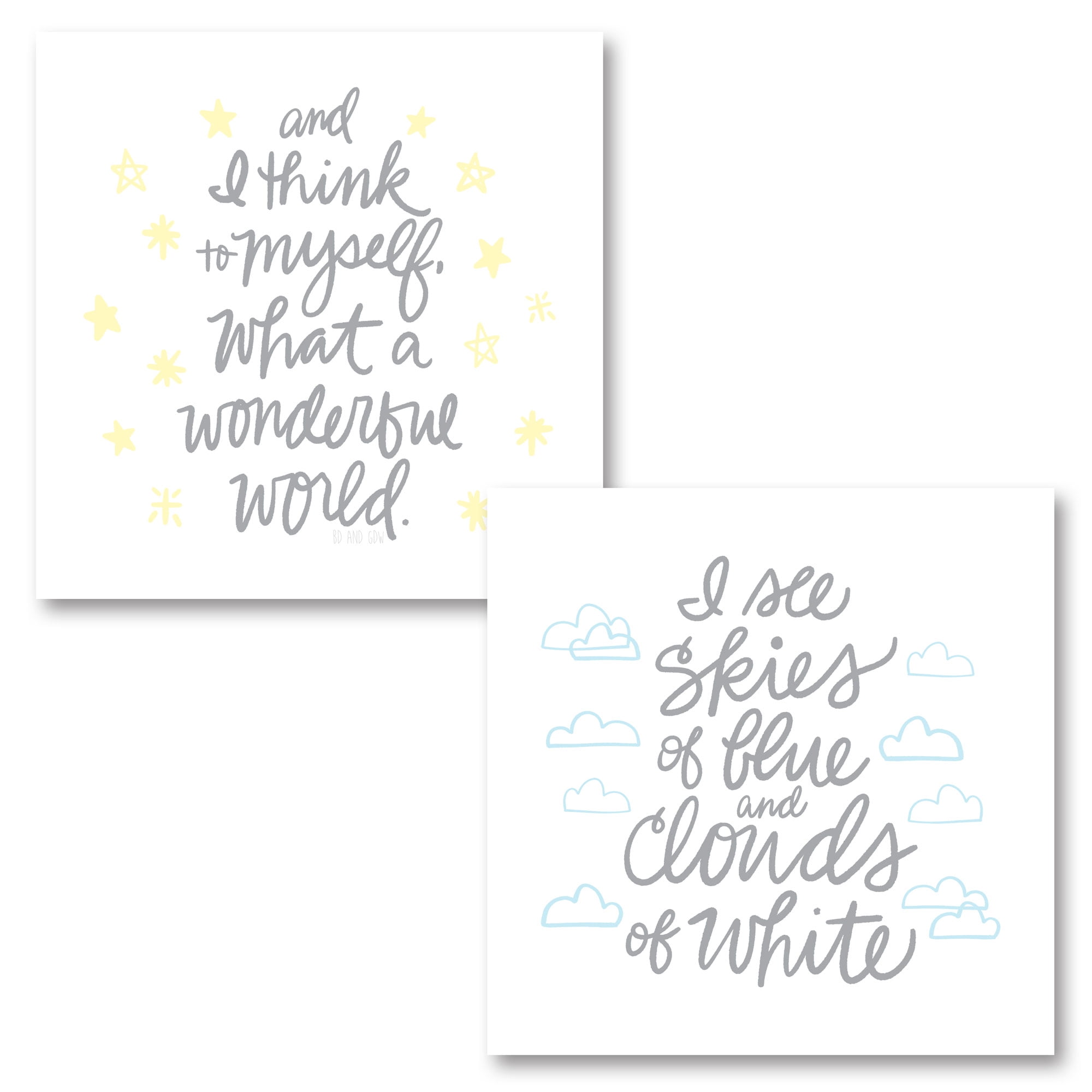 ___ skies of blue what a wonderful world lyric