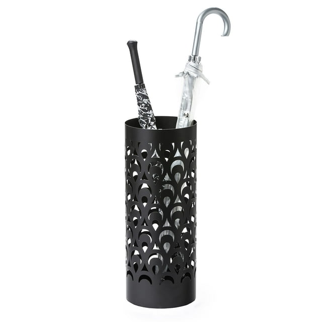 Mango Steam Grand Porte-Parapluie Rond 21,75 Pouces de Haut (Paon Noir)...