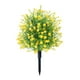 thumbnail image 4 of Arbustos topiarios artificiales de hoja perenne para exterior con estacas para jardín. Amarillo, 4 of 9
