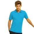 thumbnail image 2 of Asquith & Fox Mens Short Sleeve Performance Blend Polo Shirt, 2 of 4