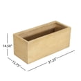 thumbnail image 4 of Planters For Outdoor Plants, MGO Handmade Rectangle Planter Box, Travertine Beige, Beige Garden Pots,Magnesium Oxide Indoor Garden Pots, Garden & Outdoor Garden Supplies Garden Pots & Planters, 4 of 8