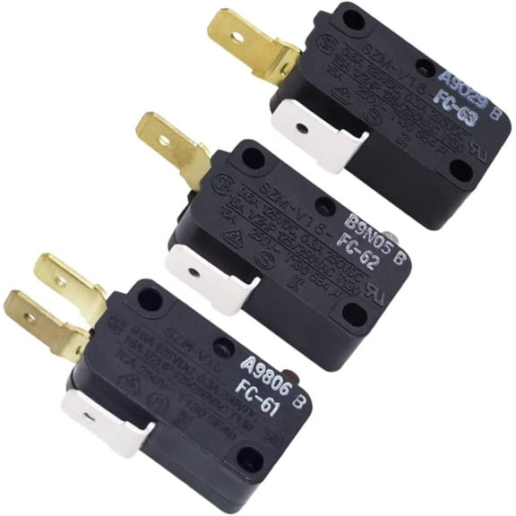 Scaroo W10727360 & W10269458 & W10269460 Microwave Door Switch For GE