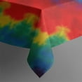 thumbnail image 5 of Colorful Tie Dye Pattern Square Tablecloth,Waterproof Square Table Cover,Wipeable Spillproof Washable Table Cover for Home Kitchen Party Decor 42"X42"(107x107cm), 5 of 6