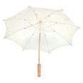 thumbnail image 1 of Lace Parasol, Lace + Eucalyptus Lace Umbrella, Beautiful Fashionable Romantic Elegant For Bridal Wedding, 1 of 8