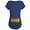Navy, variant on CafePress - Rainbow Baby Maternity T Shirt - Maternity Dark T-Shirt