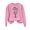 Pink, variant on IROINNID Christmas Long Sleeve Shirts for Women Christmas Printed Crewneck Pullover Loose Fitting Tops Casual Holiday Trendy Shirts,Orange
